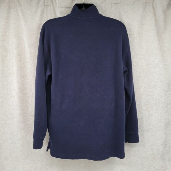 Polo Ralph Lauren Men's LT Dark Blue Quarter 1/4 Zip Sweater - Picture 5 of 9